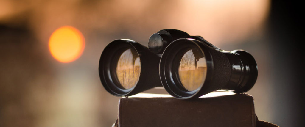 Pair of binoculars - blog vision